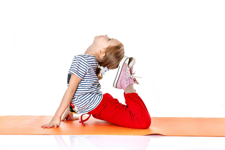 Girl doing Yoga