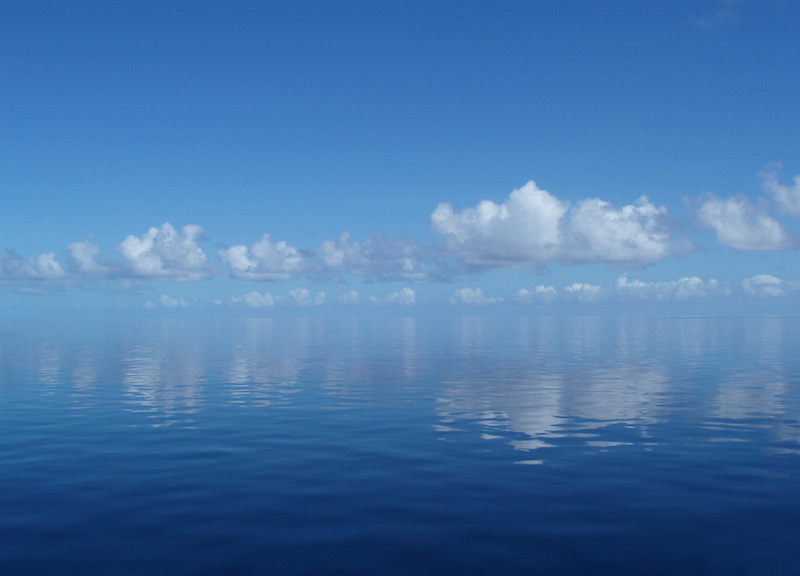 a calm soothing ocean scene, relaxed and restful